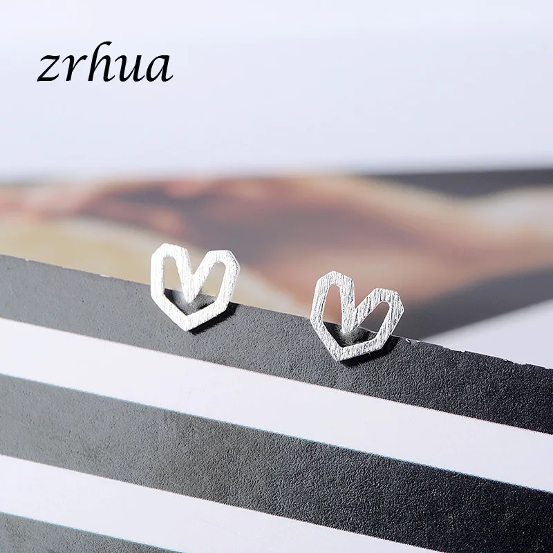 ZRHUA/, клевые серьги из стерлингового серебра 925 пробы для девочек, милые животные, цветок, сверкающие aretes, рождественские подарки для женщин, влюбленных
