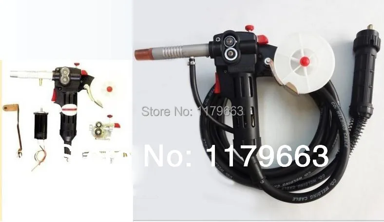 Катушка MIG пистолет/катушка сварочный факел/тяга провода факел 200A (3 м кабель) с 5