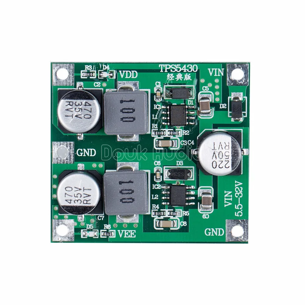 Douk Audio TPS5430 модуль импульсного источника питания 5 В/12 В/15 в выходной вольтовый