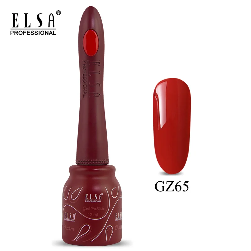 GZ65 Elsa 12 мл DIY Гель-лак для ногтей Французский стиль УФ набор гель-лаков для ногтей отмачиваемый 80 цветов серия лак для ногтей телесный цвет гель - Цвет: GZ65