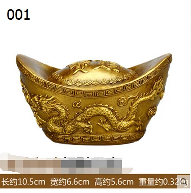 Медный медный слиток SCY 16504 + медные украшения Feng Shui lucky Wang технология домашнего