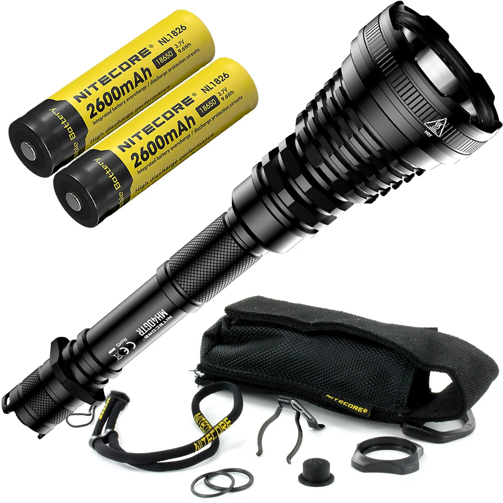 NITECORE MH40GTR 1200 лм сверхдальность 1004 м охотничий поиск тактический перезаряжаемый