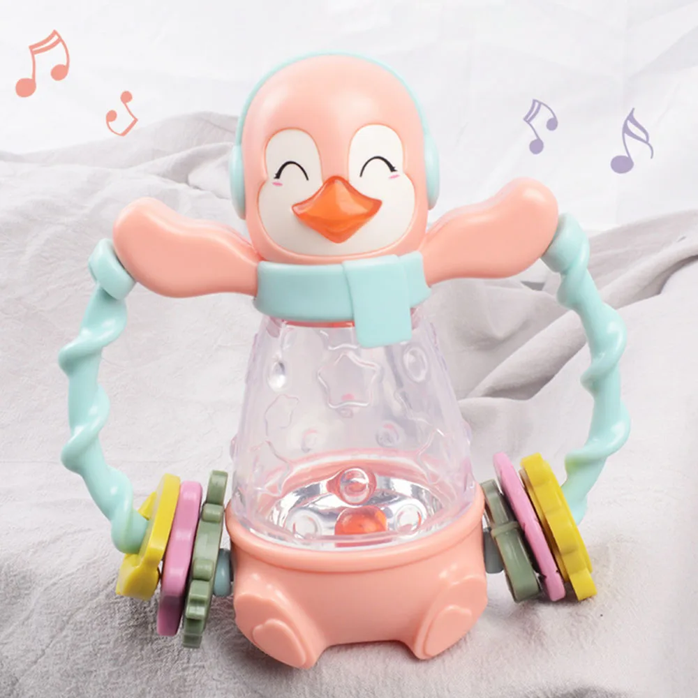 Новорожденных погремушка для животных детские куклы ручной ловли колокол раннее