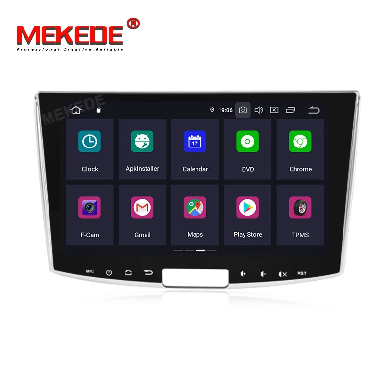 MEKEDE 10," PX30 Android 9,0 автомобильный dvd мультимедийный стерео для Volkswagen VW Passat B6 B7 CC Magotan 2011- gps navi авторадио