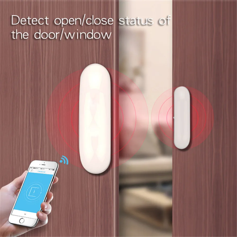 Датчик для домашней двери детектор окон Wi-Fi уведомление через приложение