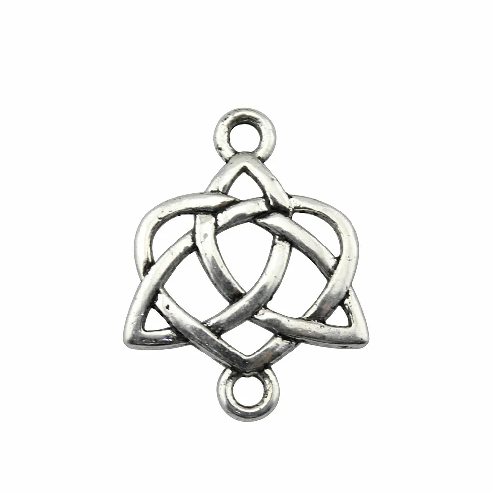 WYSIWYG 5 шт. 25x19 мм соединитель для ювелирных изделий|symbol charms|charm charmknot charm |
