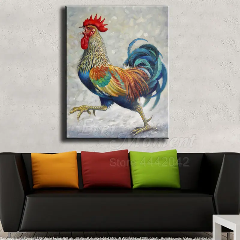 Ever Moment Rooster Chicken Diamond Painting Rhinestone Needlework Full Square Drill Embroidery 5D DIY Decor S2F1322 | Дом и сад