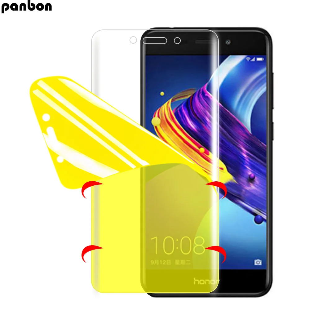 Гидрогелевая нано пленка для huawei Honor View 20 10 V10 6X 6A 6C 8X max 8C v8 v9 Play|Защитные стёкла и