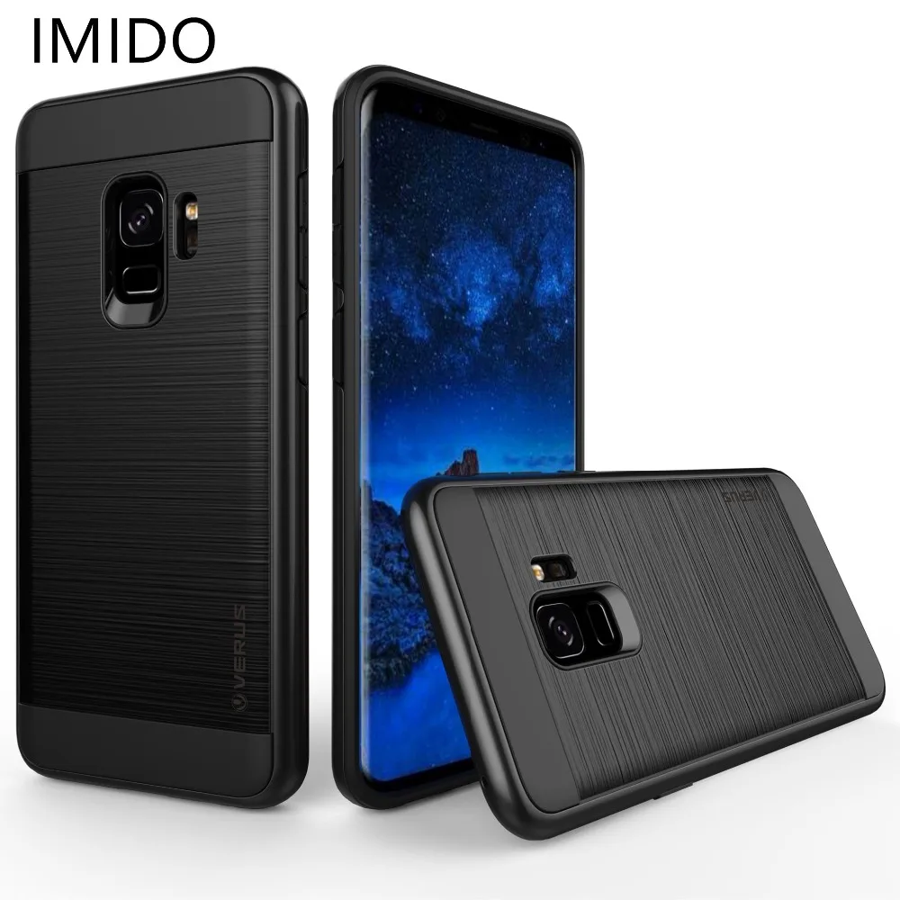 TPU+PC High Quality Carbon Fiber Phone Case For Samsung Galaxy A8 2018 A8plus2018 shockproof full Cover Hard Plastic Fitted |