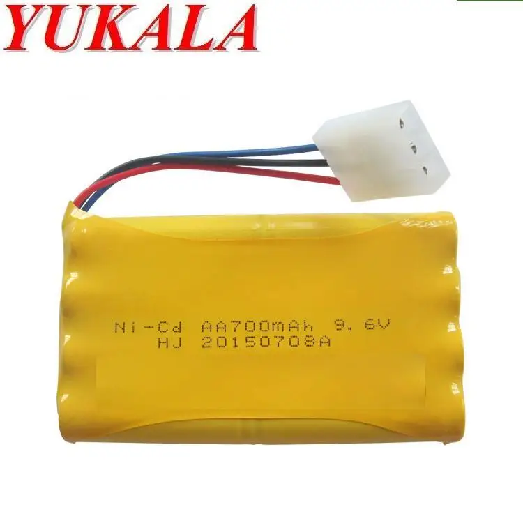 YUKALA R/C грузовик автомобиль Лодка резервуар 9 6 в 700 мАч Ni CD AA батарея|batterie 700mah|rc 9.6v