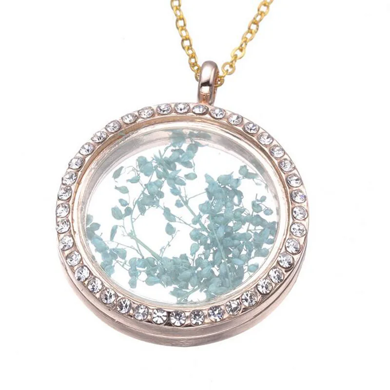 10PCS/LOT 30mm Round Magnetic Crystals Floating Locket Living Glass with free chain | Украшения и аксессуары