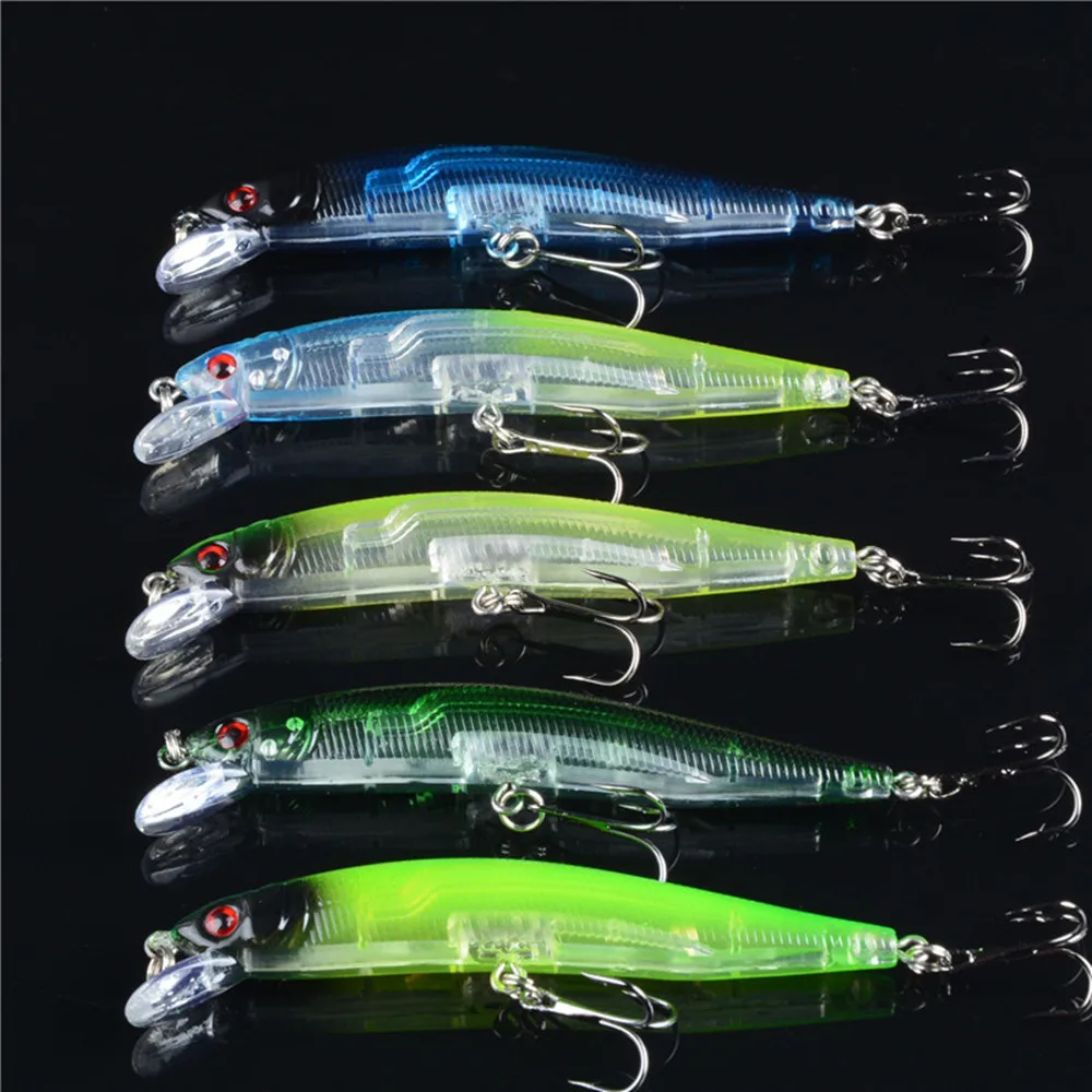 Новый набор смешанных 21 шт./лот рыболовные приманки Minnow/VIB приманка и Поппер