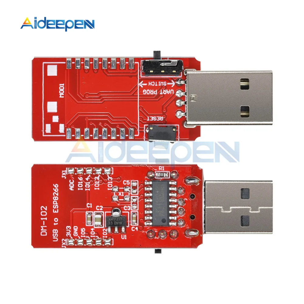 CH340 USB к ESP8266 ESP8266 ESP-07 Мини wifi макетная плата микроконтроллер беспроводной программист wifi модуль адаптер