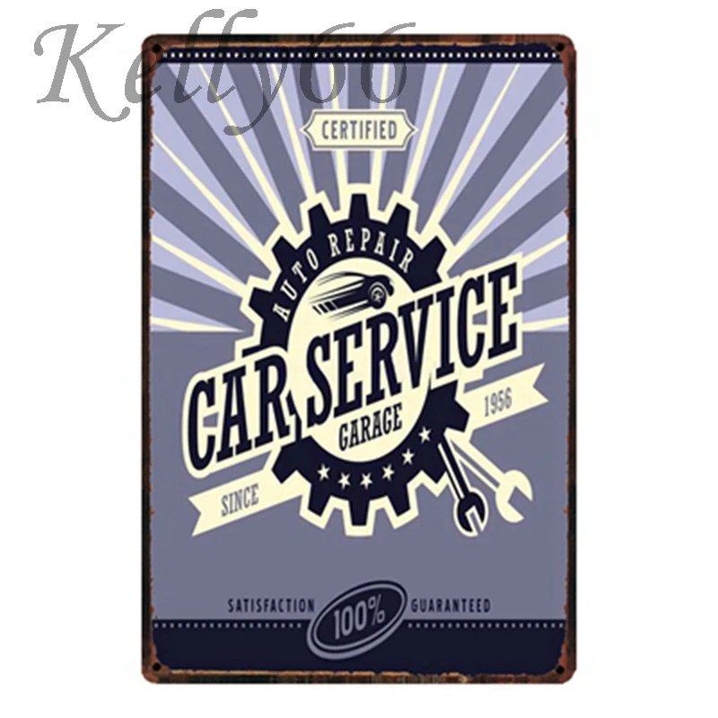 

[ Kelly66 ] AUTO Repair Metal Sign Tin Poster Home Decor Bar Wall Painting 20*30 CM Size y-1590