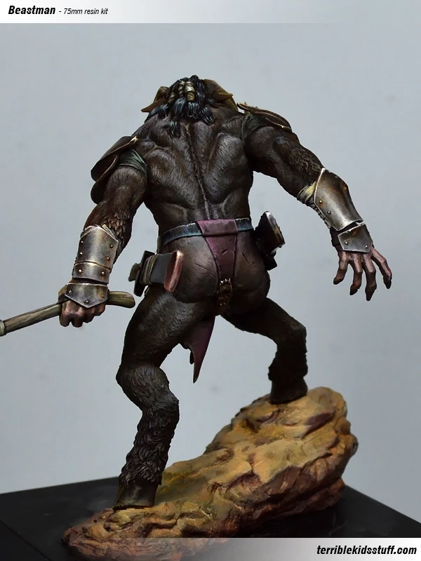 [Loong Way миниатюры] ужасные детские вещи Beastman 75 мм Полимерная миниатюра|miniature|miniature