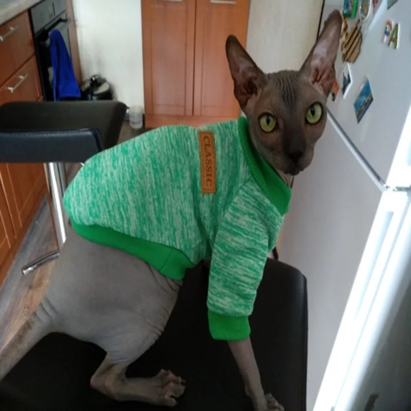 Теплая одежда для кошек зимняя домашних животных модные наряды Пальто мягкий