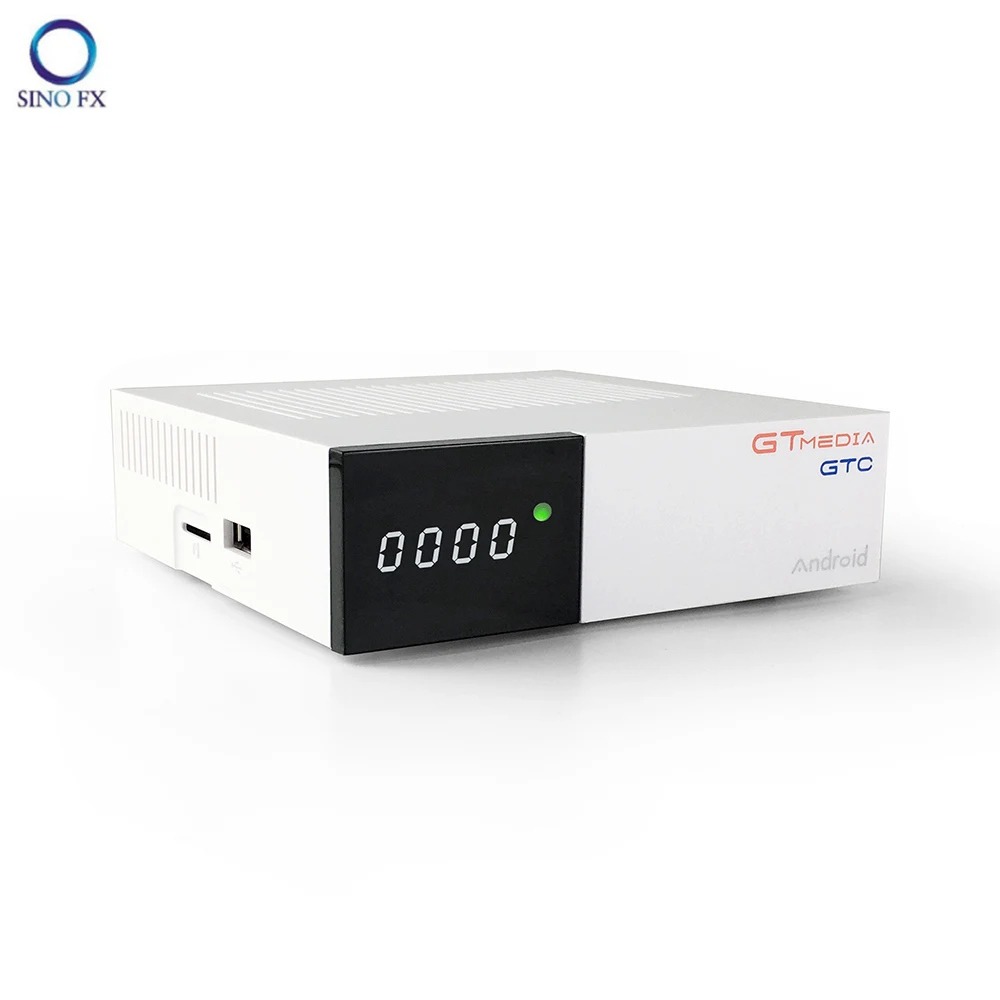 GTmedia GTC Android + DVB S2 и T2 C ISDB T комбо ТВ коробка 2G/16G AML S905D 4K WiFi медиаплеер|ТВ-приставки