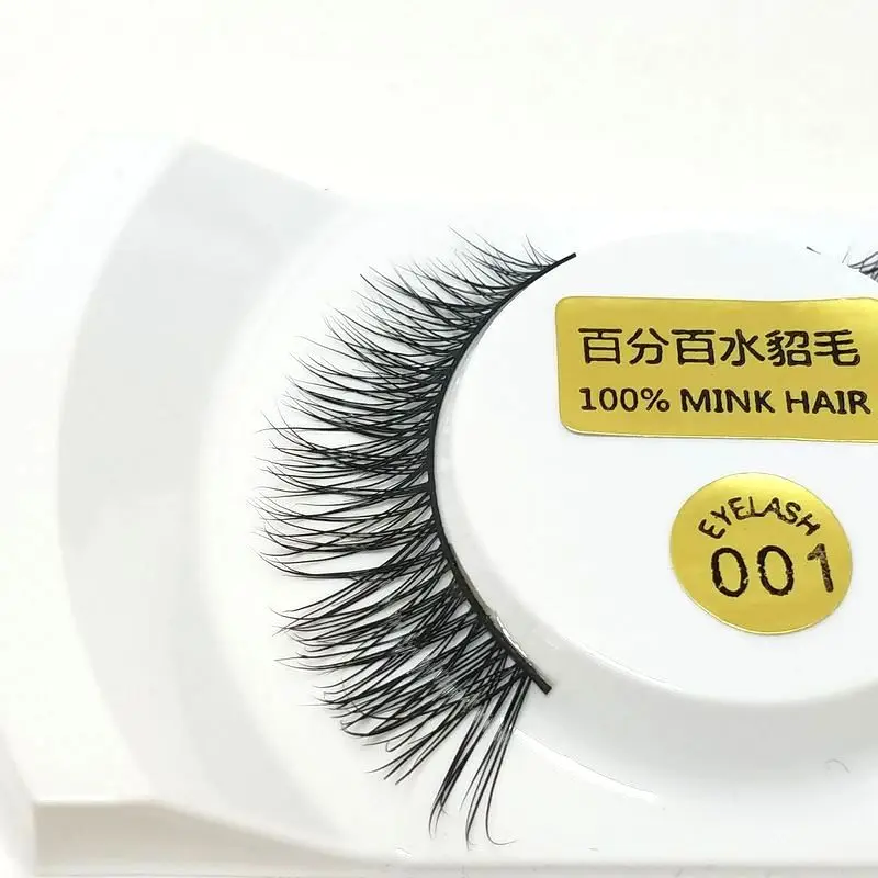 

Natural False Eyelashes Mink Eyelashes Thick Fake Eyelashes Extension Cosmetics Makeup Maquiagem Eye Lashes