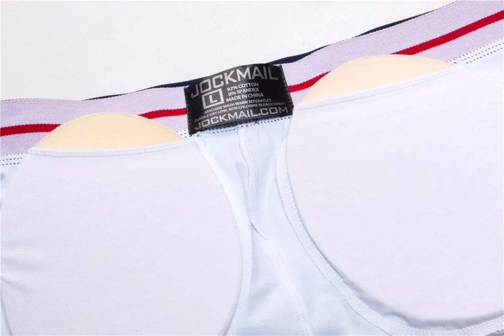 JOCKMAIL, фирменное Мужское нижнее белье, боксеры, с мешочком спереди, сексуальные, для геев, пуш-ап, с чашечками, усиление выпуклости и задней части бедра, для увеличения ягодиц