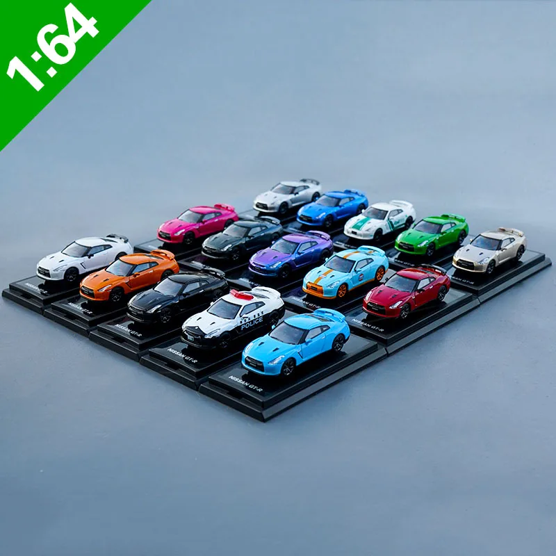 1/64 сплав Diecasts R35 Коллекция игрушечных машин металлическое литье полицейская Модель автомобиля игрушки для детей