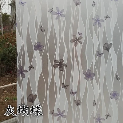As shown 60x400 см оконная пленка, полупрозрачная оконная бумага для ванной, раздвижные двери, непрозрачные стеклянные наклейки, самоклеющиеся целлофановые наклейки raamfolie - Цвет: As shown