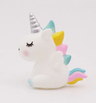 Unicorn 3 Единорог торт Топпер пирог на день рождения или свадьбу Радуга шар облако Топпер торт День Рождения выпечки украшения принадлежности - Цвет: Unicorn 3