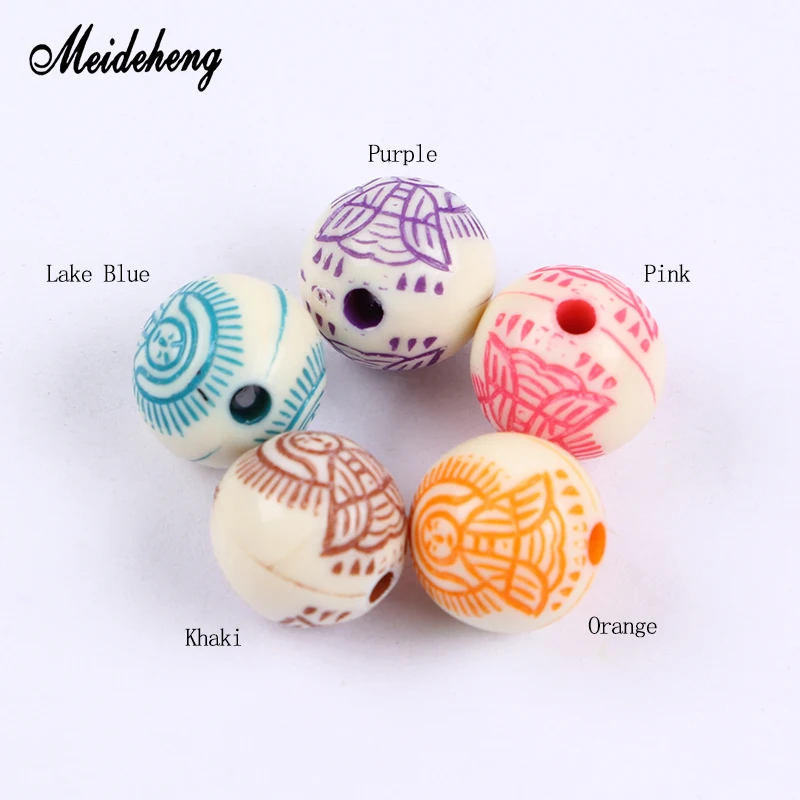 Акриловые разноцветные бусины для изготовления ювелирных изделий ручной работы