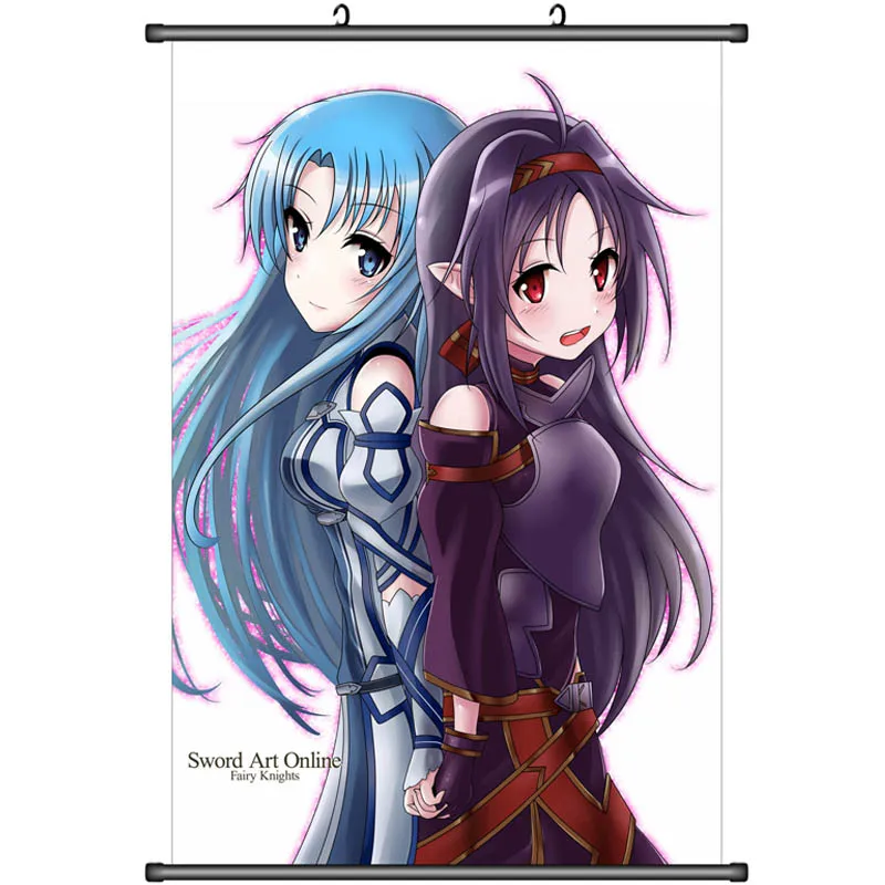 21 Японское аниме Sword Art Online II SAO сексуальная девушка конно юуки домашний декор настенные свитки Декоративные плакаты с картинками - Цвет: 21