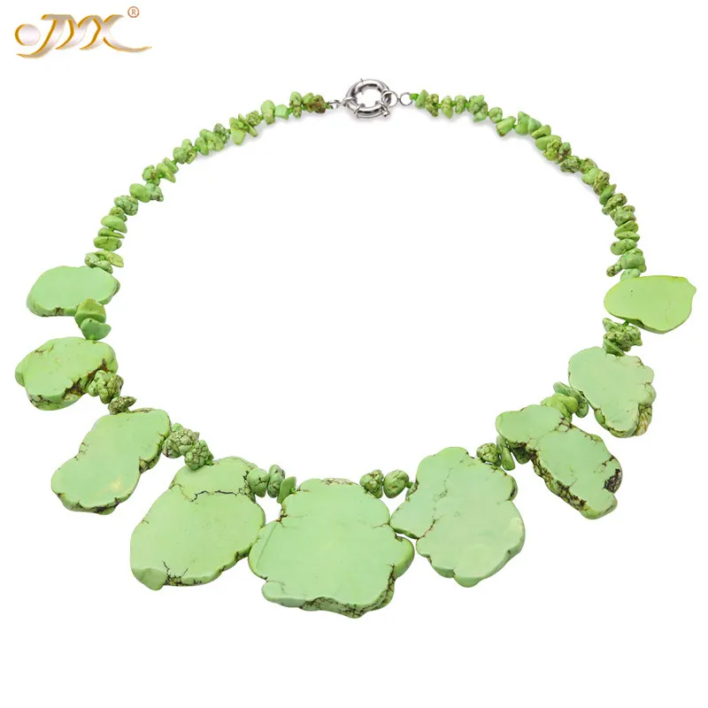 JYX Vintage Turquoise Necklace 8*28-45*46mm Green Round Beads dotted Red Coral Pendant 19&quot | Украшения и аксессуары