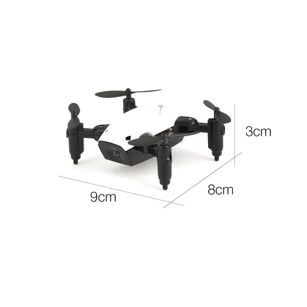 S9W складной RC Мини Дрон Карманный Дрон микро Дрон вертолет с wifi FPV 0.3MP камера 360 градусов