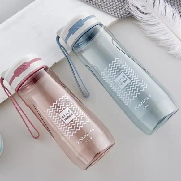BPA бесплатная бутылка для воды пластиковая Спортивная герметичная Питьевая