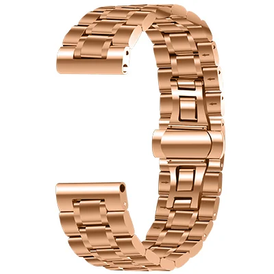 Для Seiko ремешок для часов 20 мм 22 мм Серебряный горячий Металл Нержавеющая сталь ремешок для наручных часов ремни браслет для мужчин для женщин наручные часы+ Инструменты - Цвет ремешка: Rose Gold
