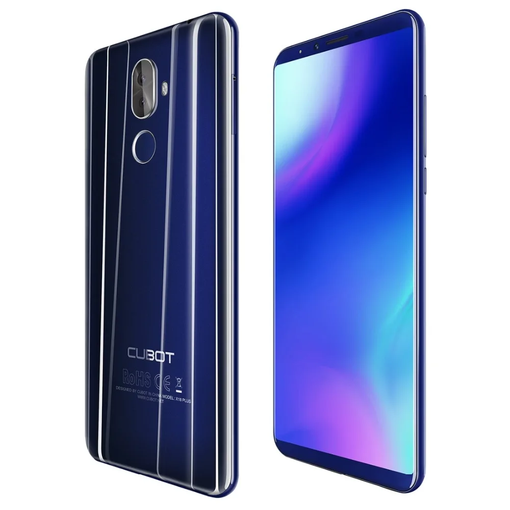 Cubot X18 Plus Android 8,0 18:9 FHD+ 4 Гб rom 64 Гб 5,99 дюймов MT6750T восьмиядерный смартфон 6 МП 13 МП Две sim-карты 4G мобильный телефон