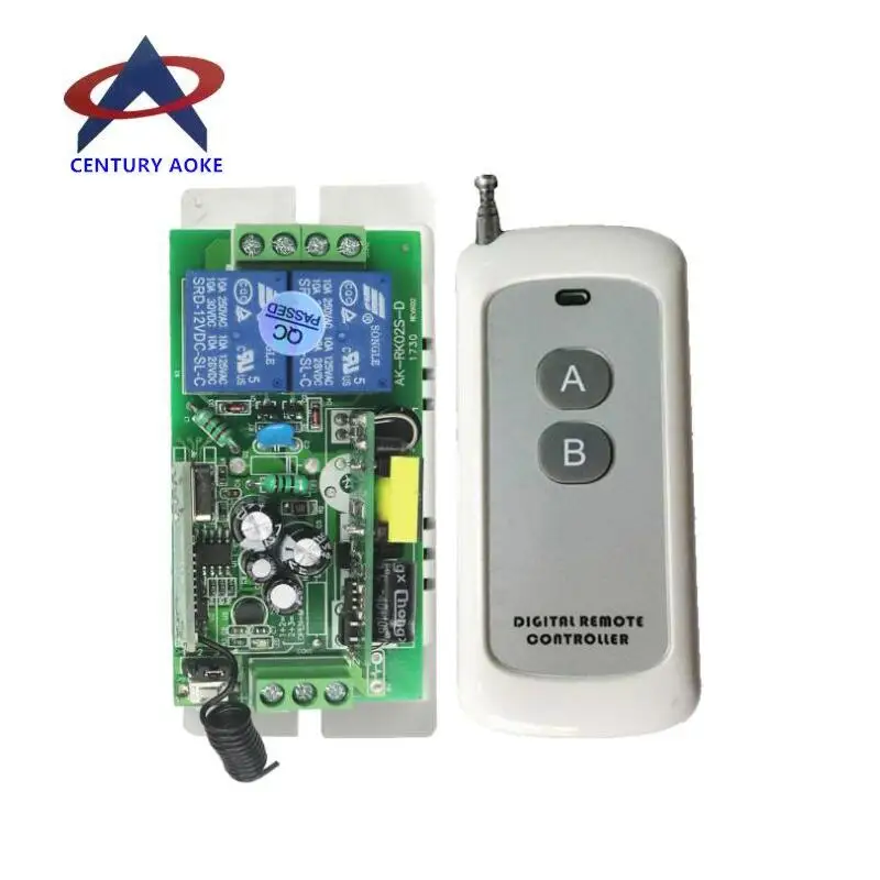 Новый AC 85 110V 120V 220V 240V 250 V 10A 2-канальный радиочастотный беспроводной пульт