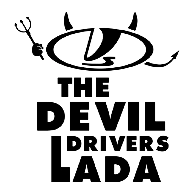 CS 344#15 5*15см НАКЛЕЙКА НА АВТО LADA DEVIL V1 водонепроницаемые наклейки на авто машину