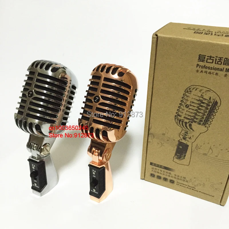 VM 60 профессиональный вращающийся винтажный микрофон классические динамические