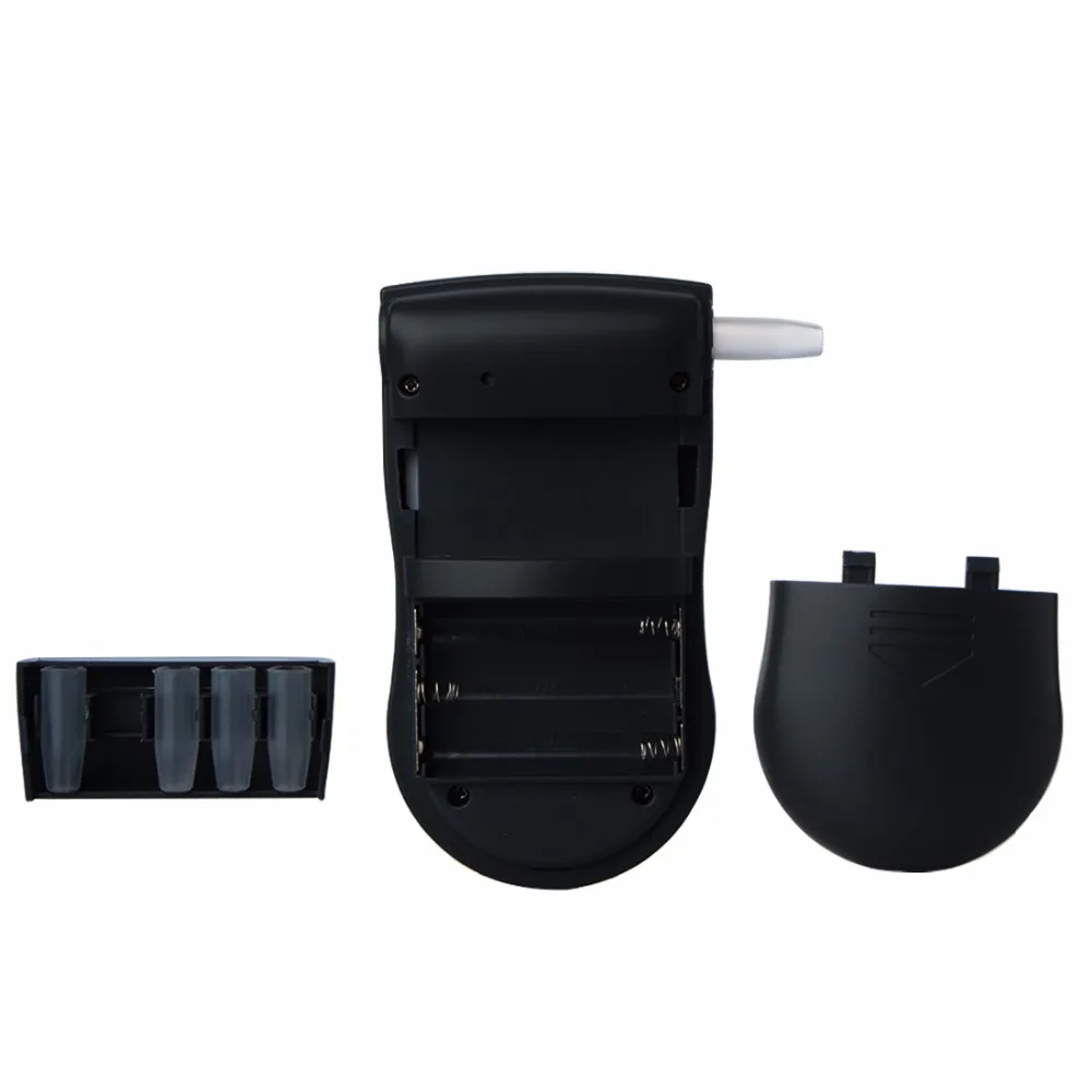 Цифровой алкотестер для дыхания Профессиональный полицейский Алкотестер + 10