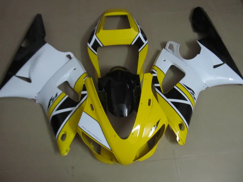 Комплект обтекателей для кузова Yamaha YZF R1 98 99 комплект желтых белых черных