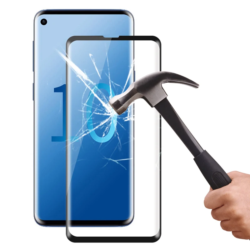 3d Защитное стекло для samsung s10plus s10lite glas tremp samsun s10 lite Защитная galaxy s 10 световая защитная пленка s10 10s 9h