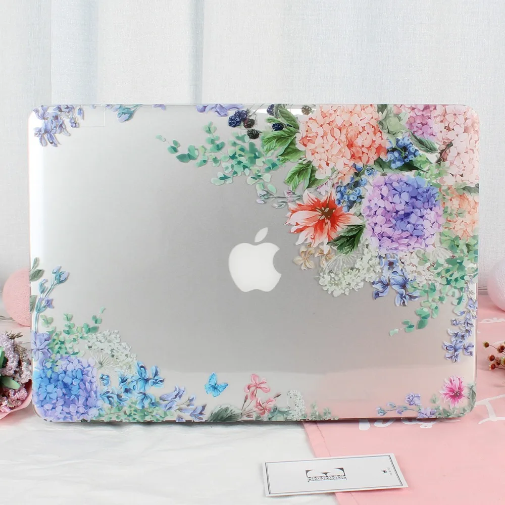 Чехол чехол для ноутбука MacBook Air 11 A1465/air 13 A1932 A1466 pro 13 retina 13 A1502 Mac book Pro 13 A2159 цветок чехол