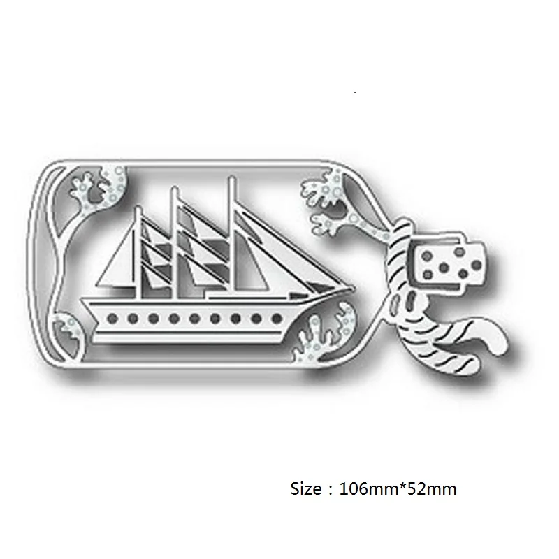 GJCrafts LOace бутылки металлические режущие штампы для скрапбукинга Новые 2019 поделки