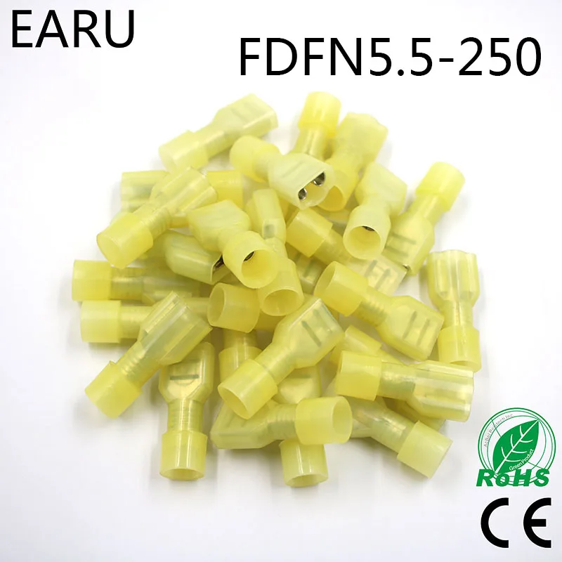 Фоторазъем для кабеля 100 дюйма 4 6 мм2 12 10AWG|female insulated|wire connectorcable connectors wire |