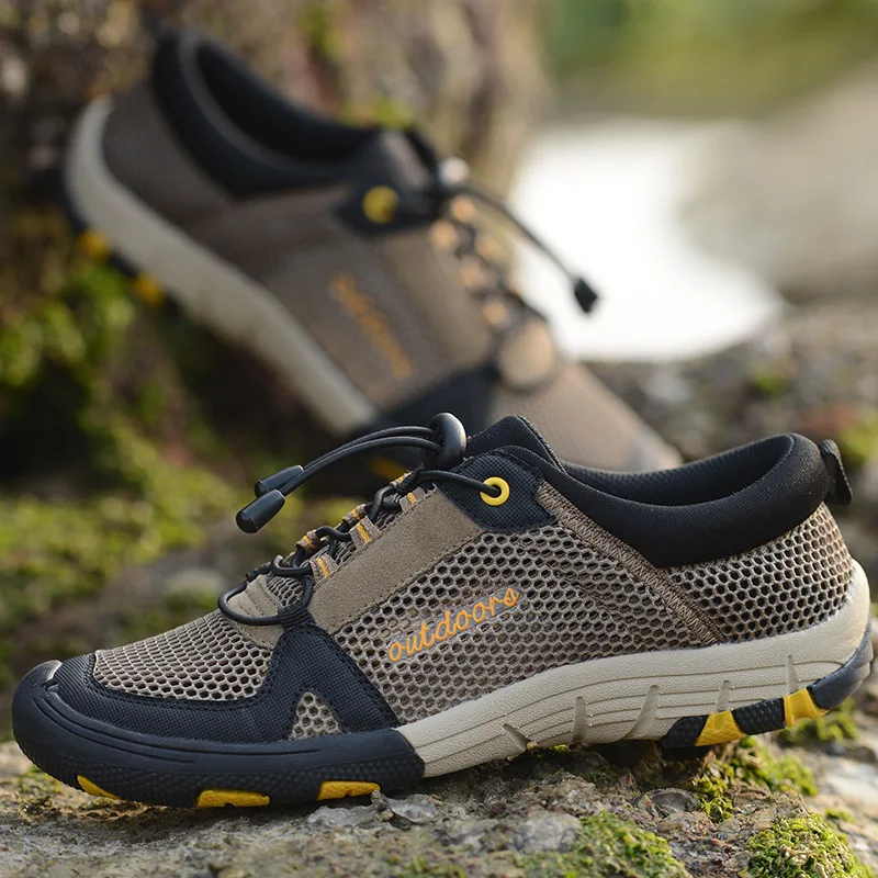 Походные ботинки Новое поступление средняя (b m) легкая Уличная обувь Мужская