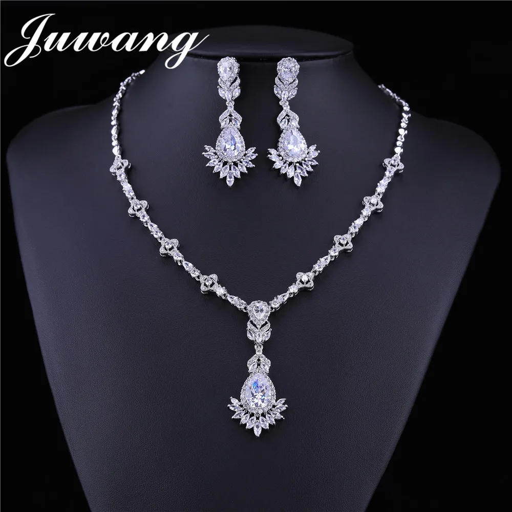 JUWANG золото Дубай ювелирные наборы Parure Bijoux Femme Mariage элегантный Африканский комплект ювелирных изделий для женщин Подарки на день Святого Валентина 925 - Окраска металла: style 7