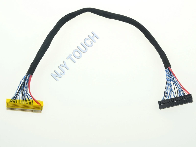 FIX-S6 30 pin LVDS кабель 26 см длиной 2ch 6-бит 6 бит 30 контактов LVDS интерфейс для 15 дюймов 15,4 дюймов 17 дюймов 17,1 дюймов TFT lcd 30P