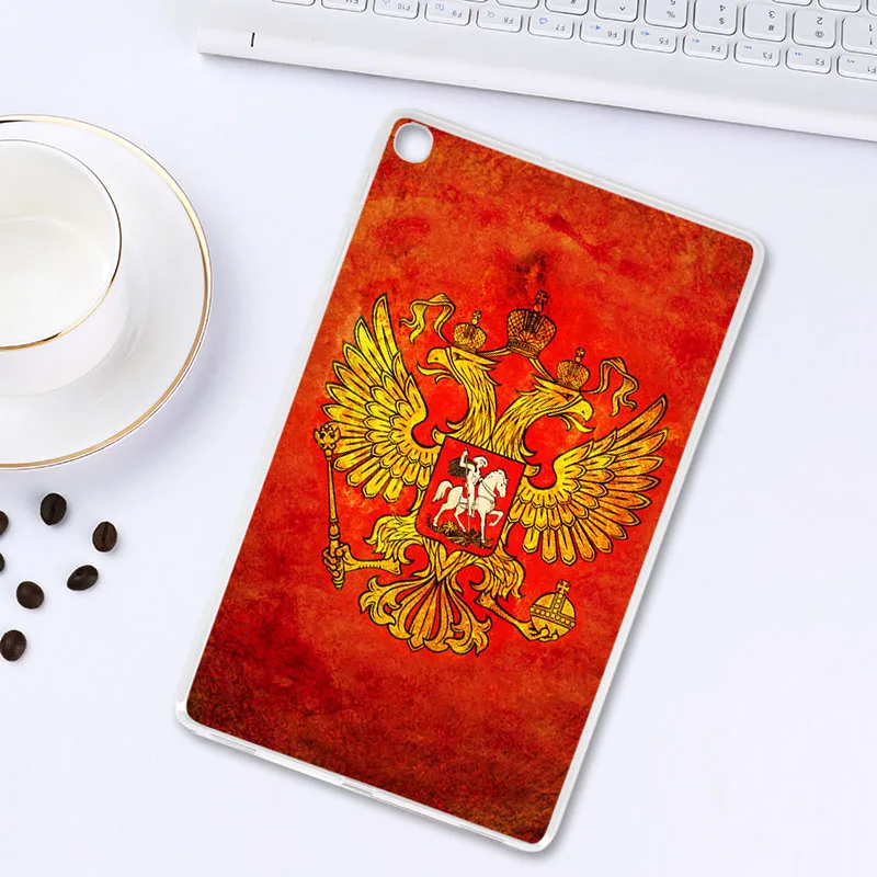 Чехол для samsung Galaxy Tab A 10,1 чехол s SM-T510 T515 10,1 ''Мягкая силиконовая задняя накладка из ТПУ модный окрашенный чехол для планшета бампер - Цвет: Z001