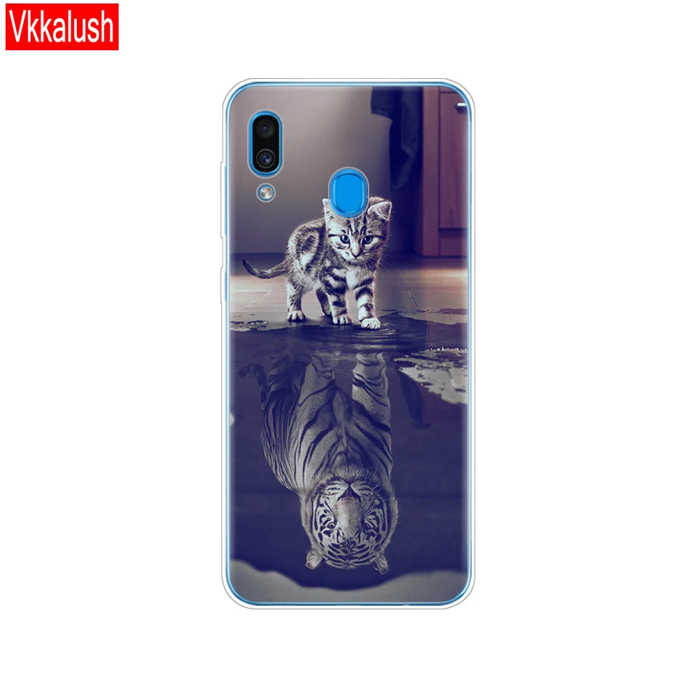 80075 Чехол для Samsung Galaxy A20, чехол A20E, силиконовая задняя крышка из ТПУ для Samsung A20 A 20 A205F A20E A202F, мягкий чехол, бампер - Цвет: 80075