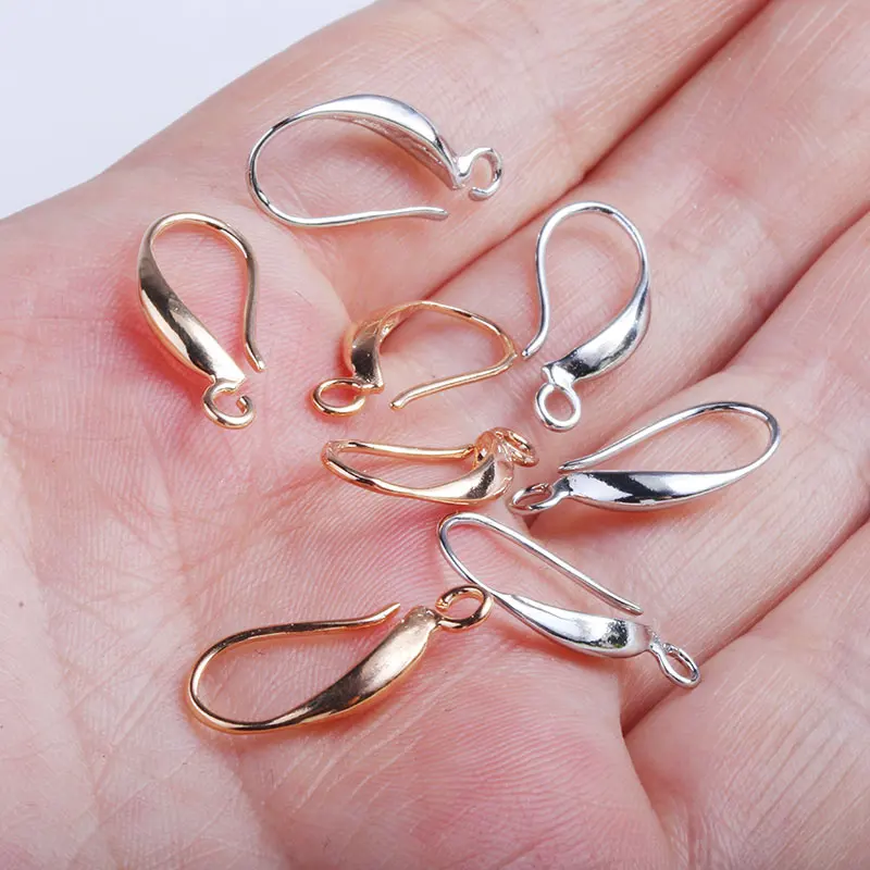 Застежки для сережек ручной работы фурнитура цвет золото и серебро застежки