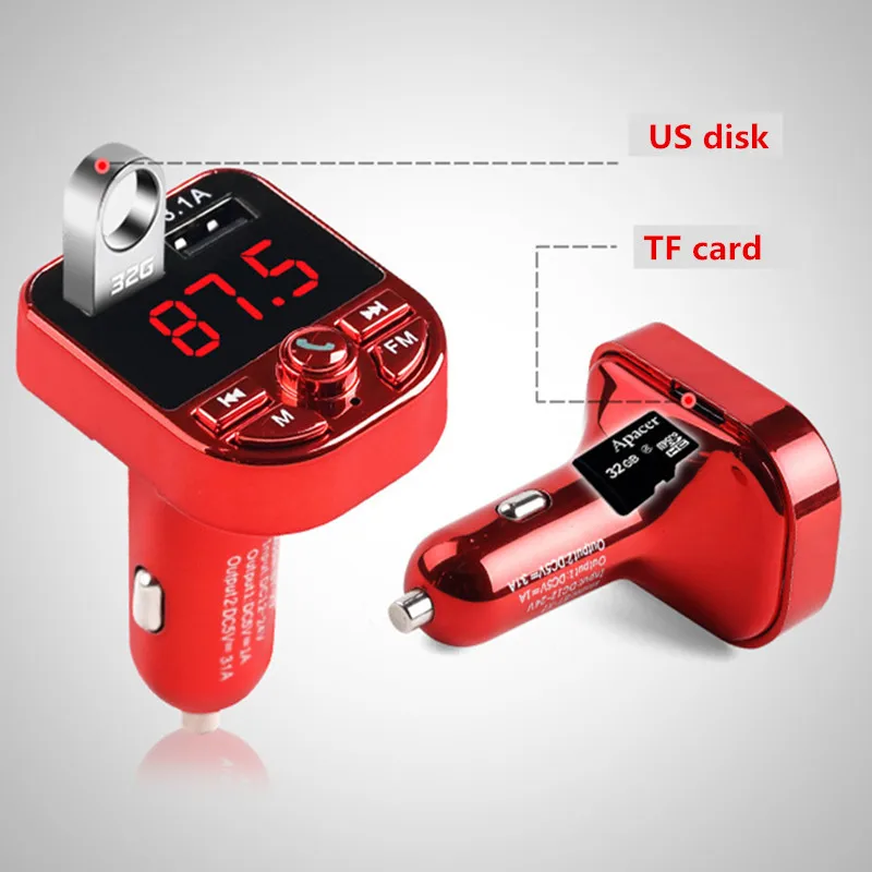 Автомобильный беспроводной MP3 Bluetooth умный музыкальный плеер автомобильный