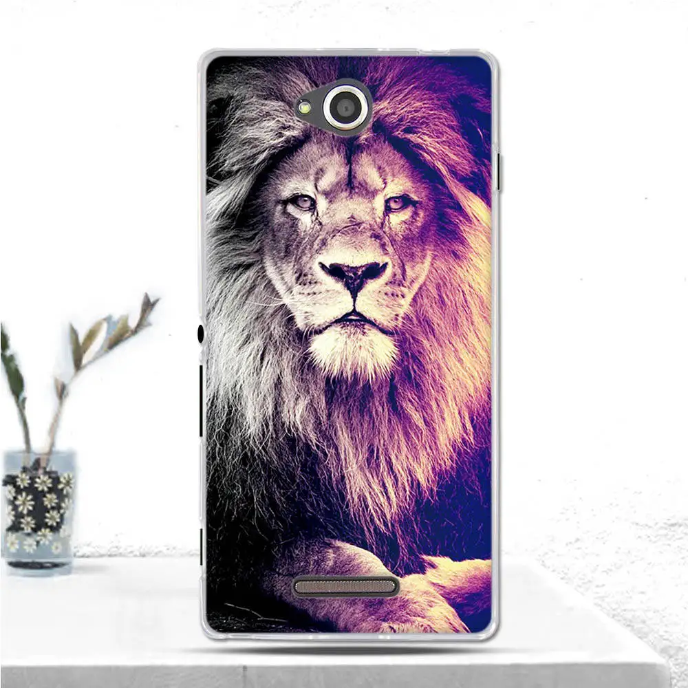 Soft Silicone TPU Back Cover For Sony Xperia C CN3 C2304 C2305 S39 S39H Phone Case Luxury Coque 2304 2305 | Мобильные телефоны и